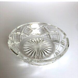 Beautiful Lenox Cut Lead Crystal Ash Tray 5”
